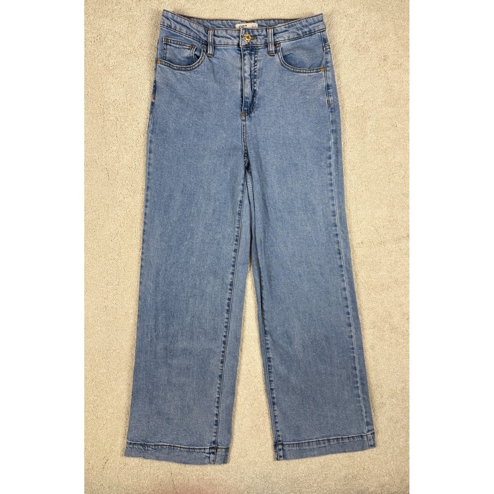 Women's Y2K OAT New York  Wide Leg Baggy Denim Jeans Size 8/29 (28x29) #1445